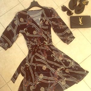 H&M dress twisted chain dress